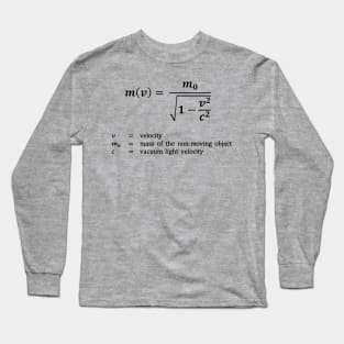 Formula, relative mass Long Sleeve T-Shirt